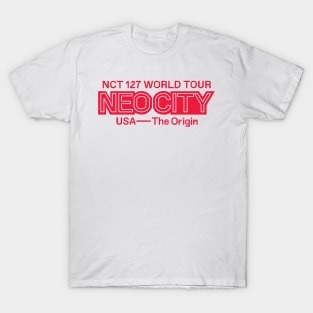 Kpop NCT 127 Neo City The Origin USA T-Shirt